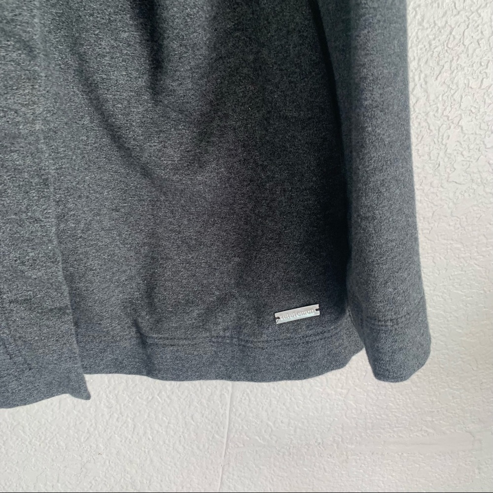 Lululemon heather gray cocoon wrap button jacket 6 - Picture 4 of 6